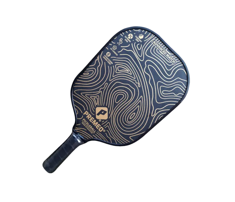 Advanced Match 100% Carbon Pickleball Racket